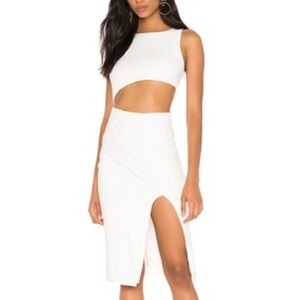 SUPERDOWN Off- White Dress Size M